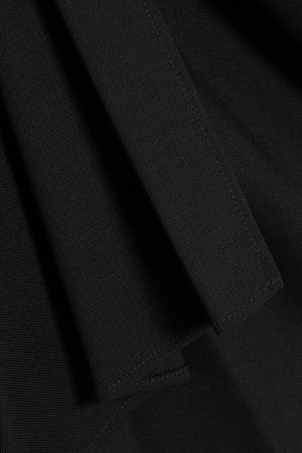 IRO Pheao pleated grain de poudre wool mini dress