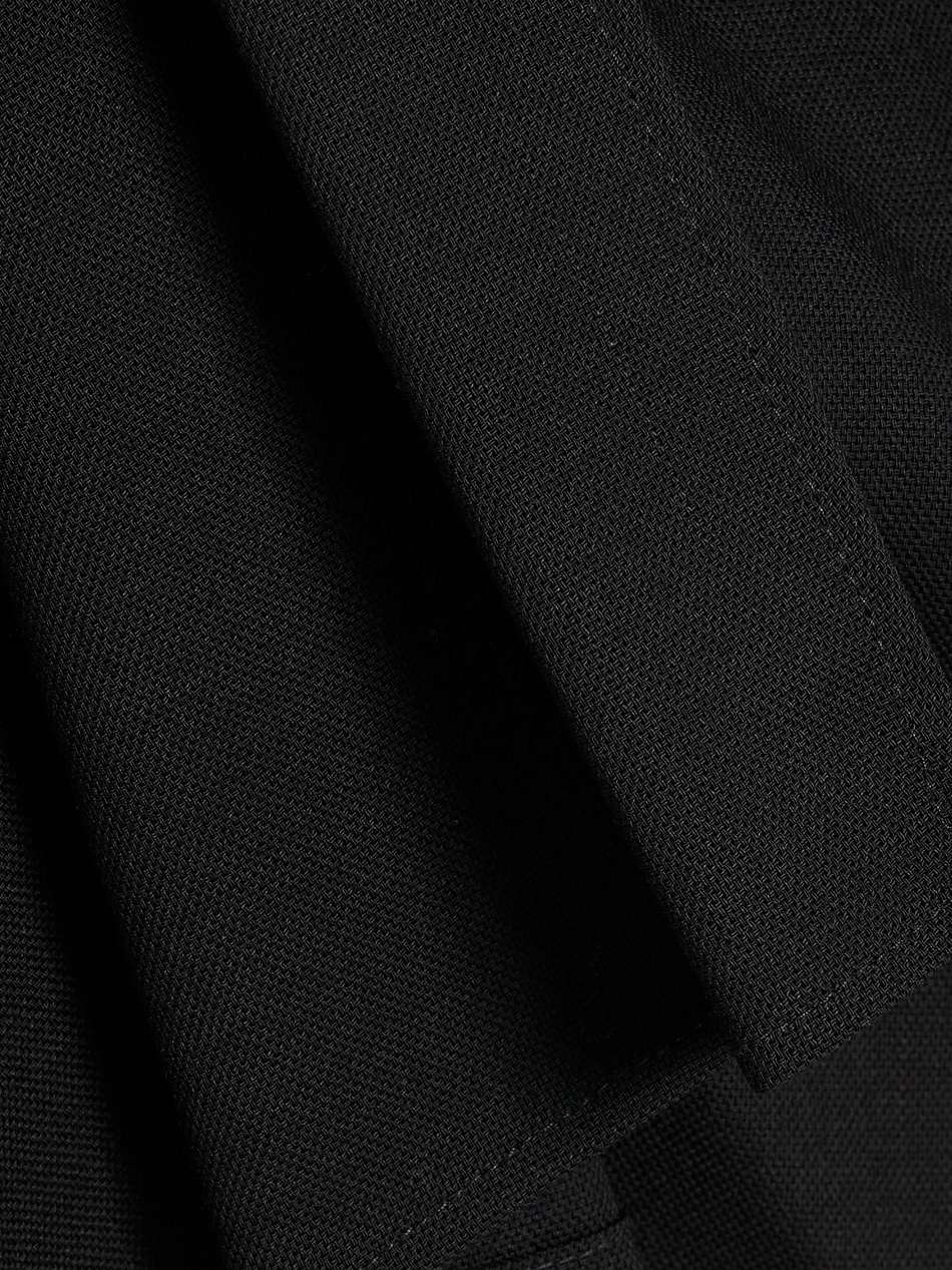 pheao pleated grain de poudre wool mini dress