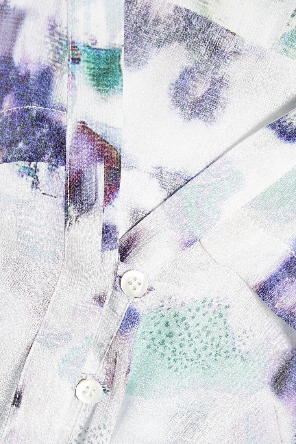 IRO Otaki printed chiffon blouse