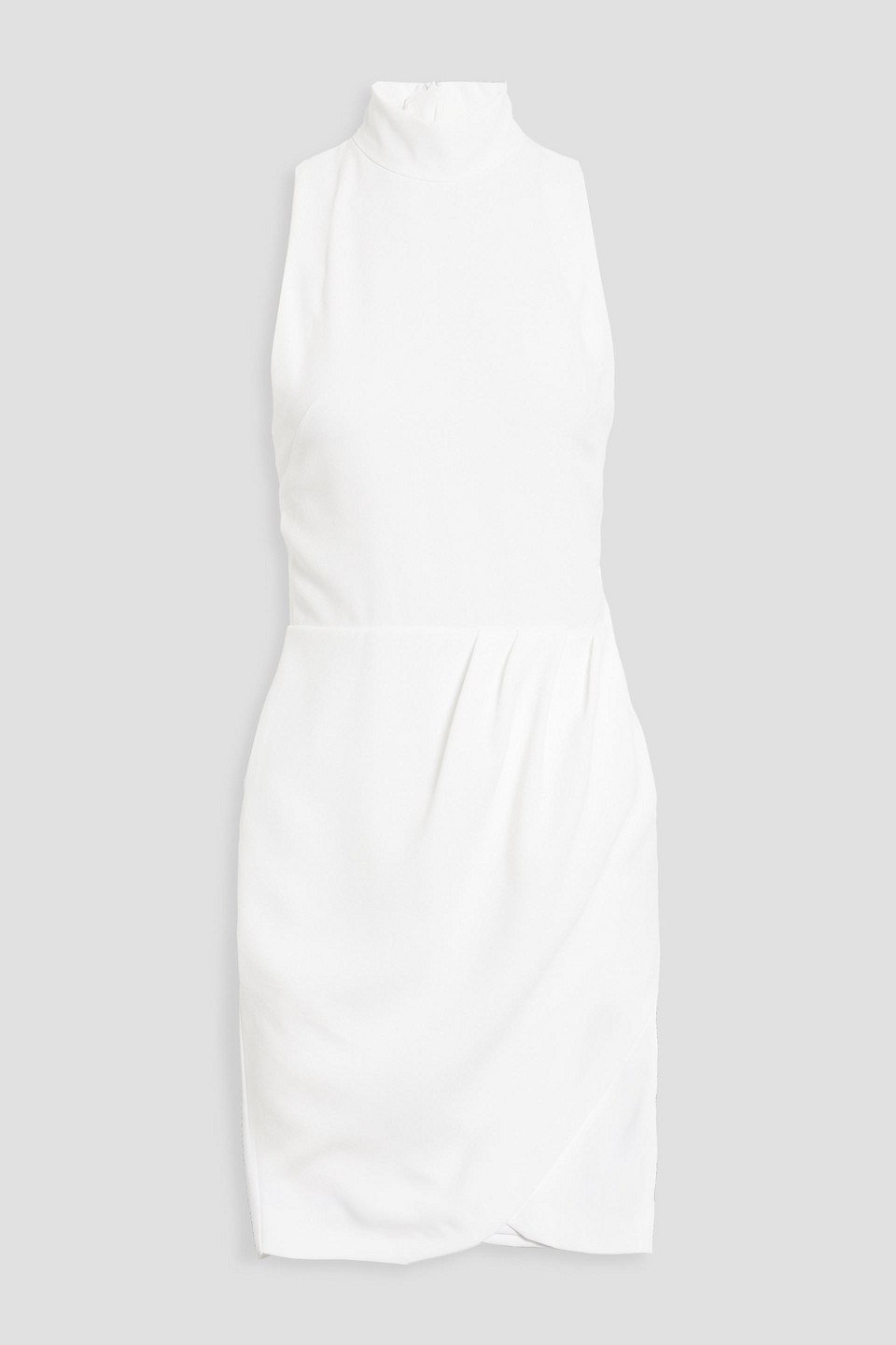 Iro Kamela Pleated Crepe Mini Dress In White