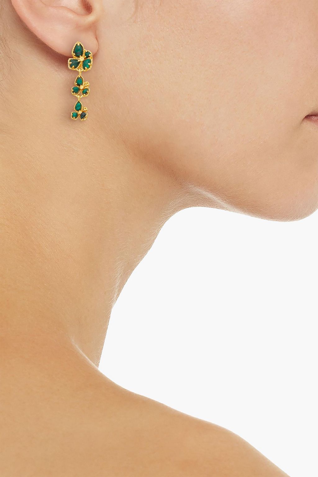 ZIMMERMANN Gold-tone stone earrings