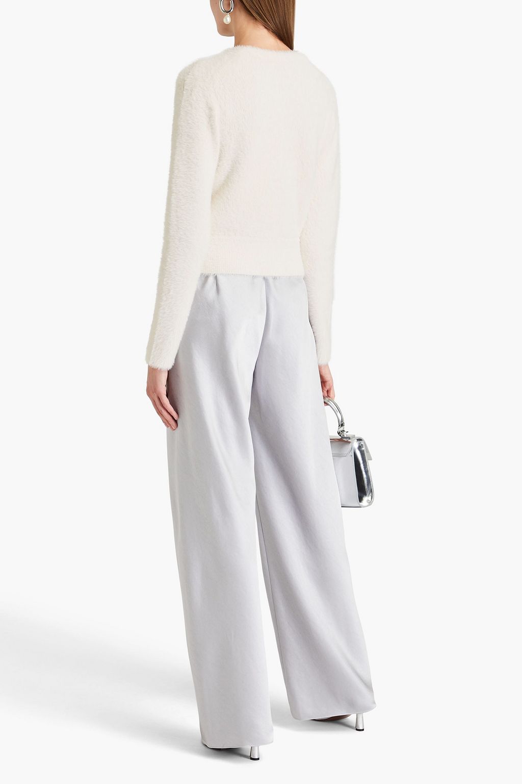 VINCE. Brushed knitted sweater