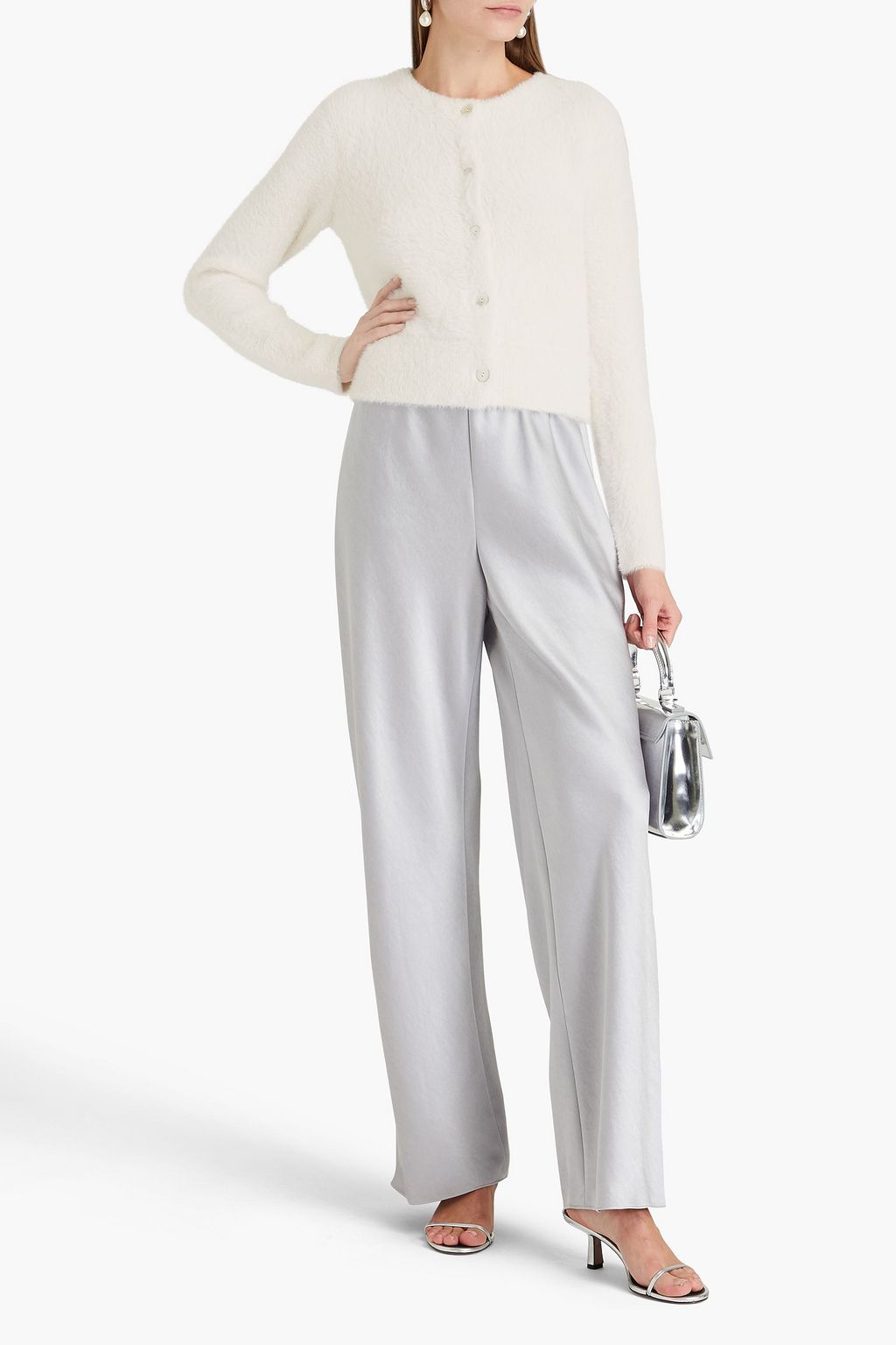 VINCE. Brushed knitted sweater