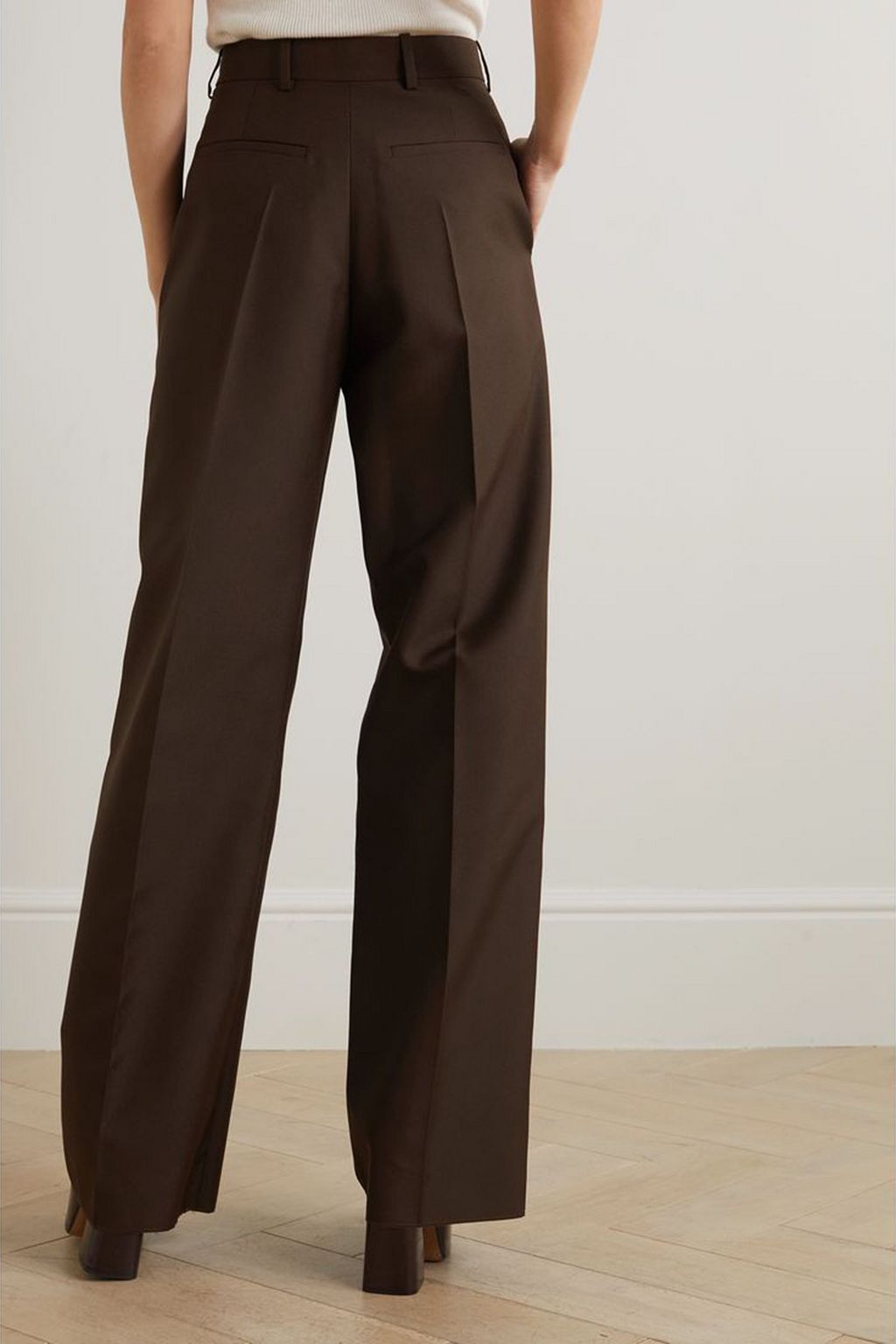 VALENTINO GARAVANI Duchesse-satin midi skirt