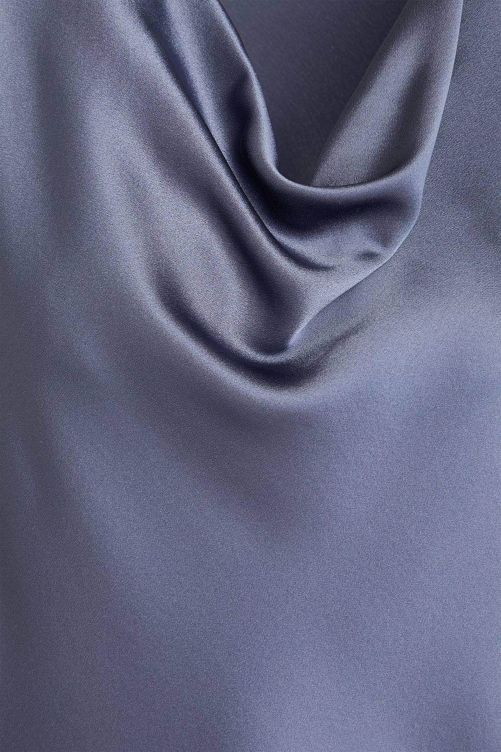 VINCE. Silk-satin crepe top