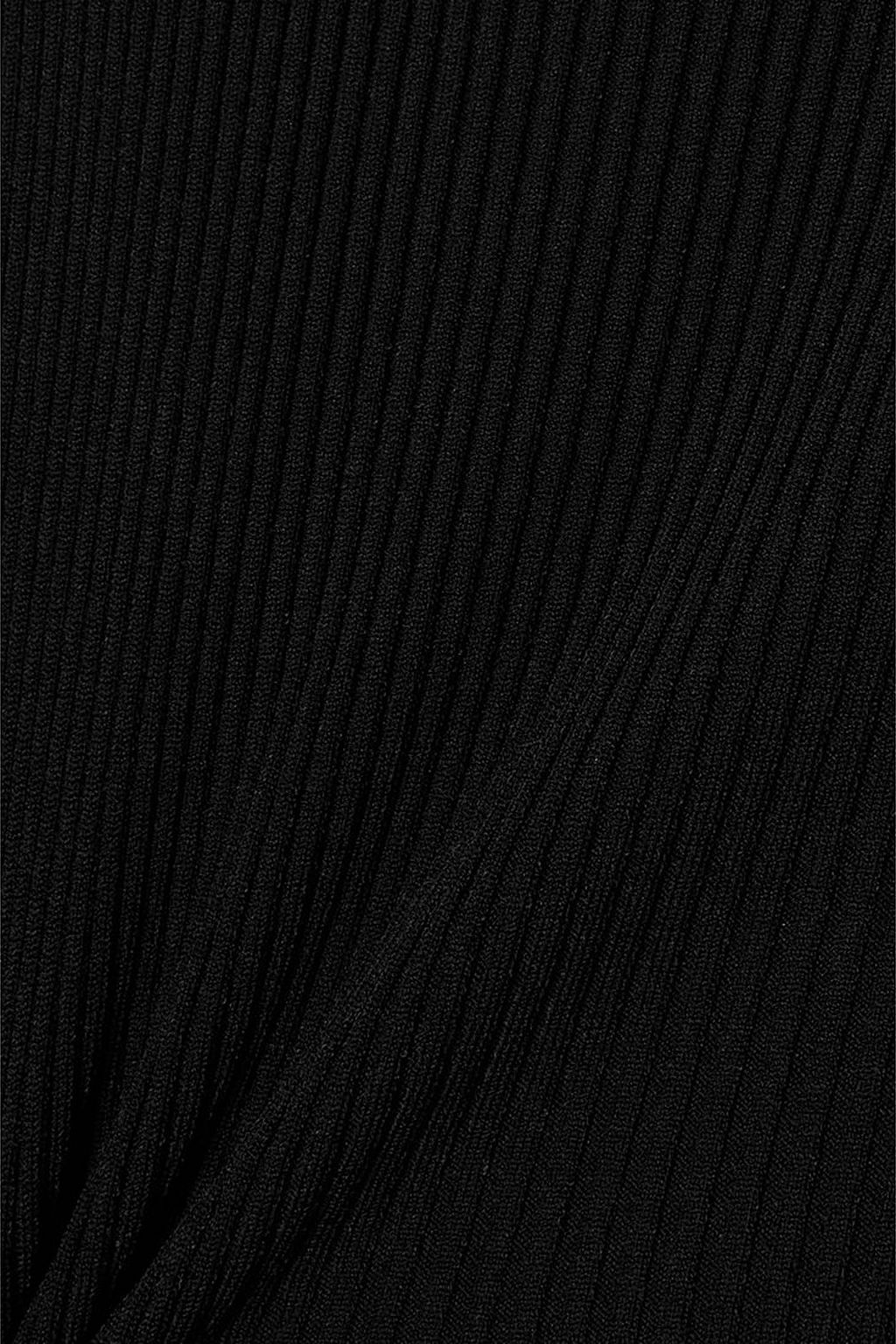 ALAÏA Cutout ribbed-knit turtleneck bodysuit
