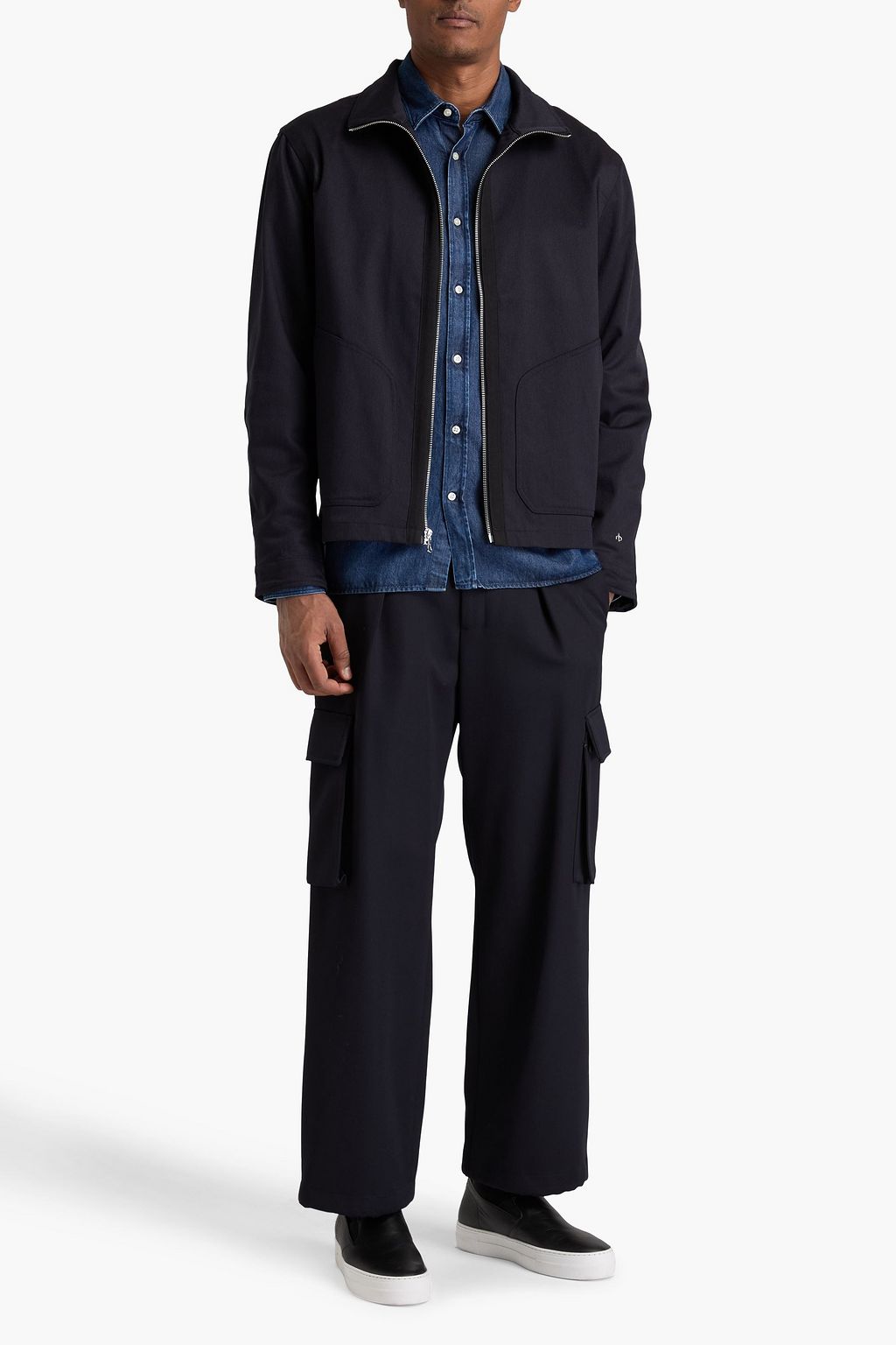 RAG & BONE جاكيت "إيزاك" من التويل ومزيج الصوف