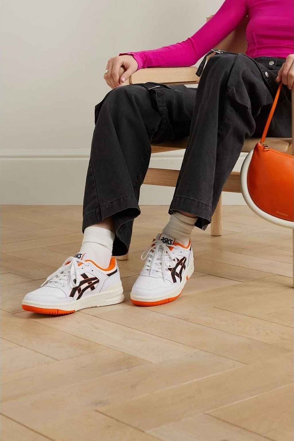 ASICS حذاء سنيكرز EX89 من الجلد