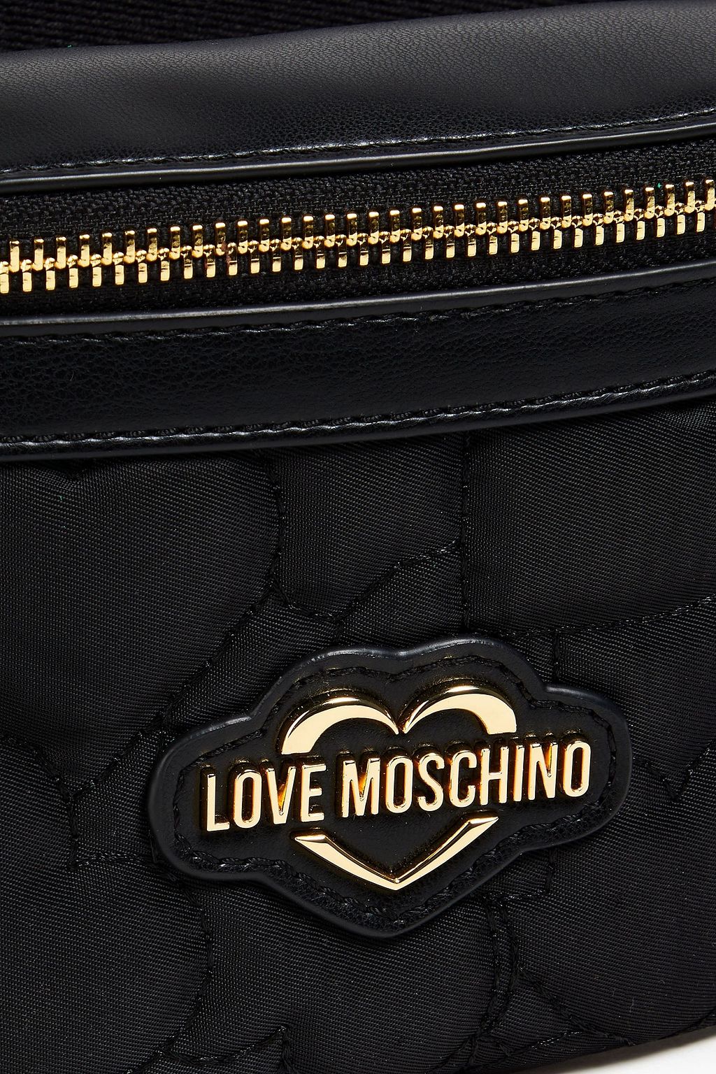 LOVE MOSCHINO Gürteltasche aus gestepptem Shell