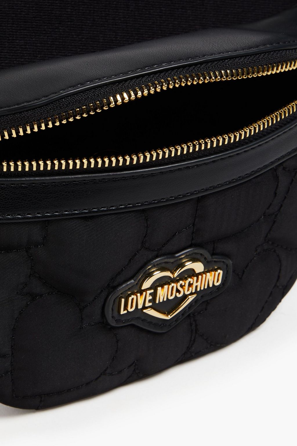 LOVE MOSCHINO Gürteltasche aus gestepptem Shell