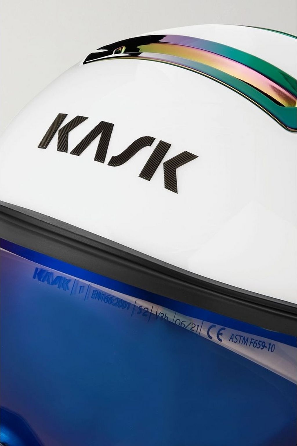 KASK Chrome iridescent ski helmet
