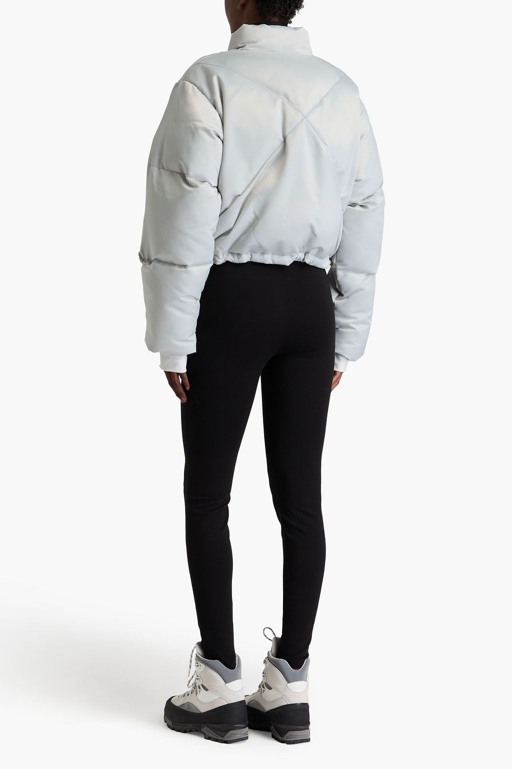 SHOREDITCH SKI CLUB 퀼팅 새틴 스키 재킷