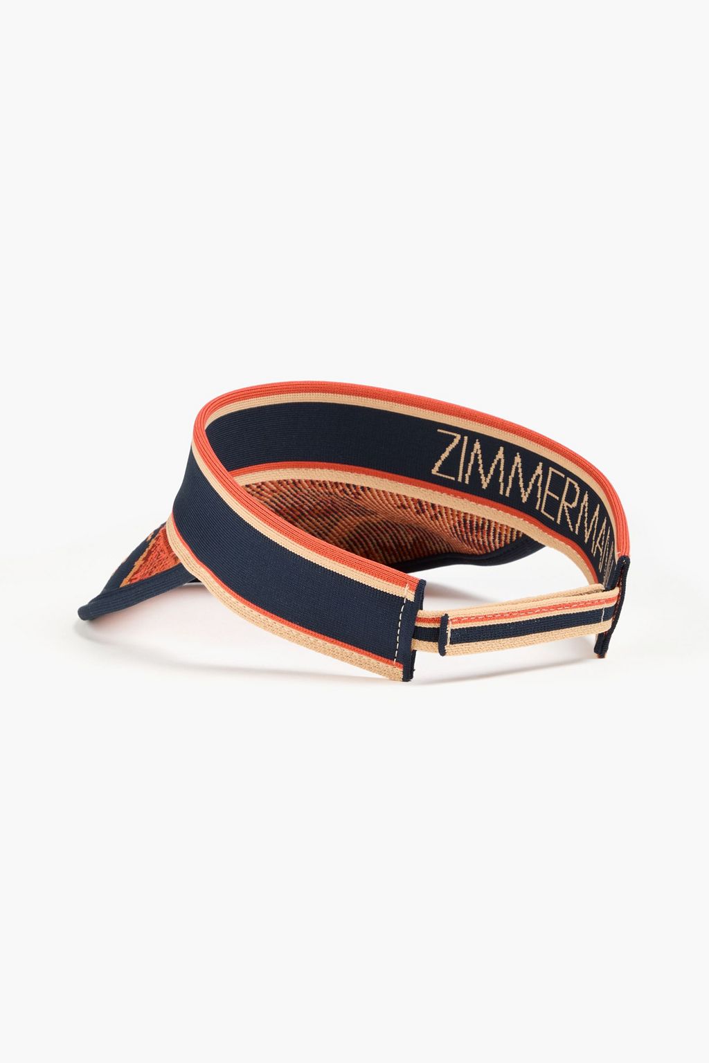 ZIMMERMANN Floral-jacquard visor