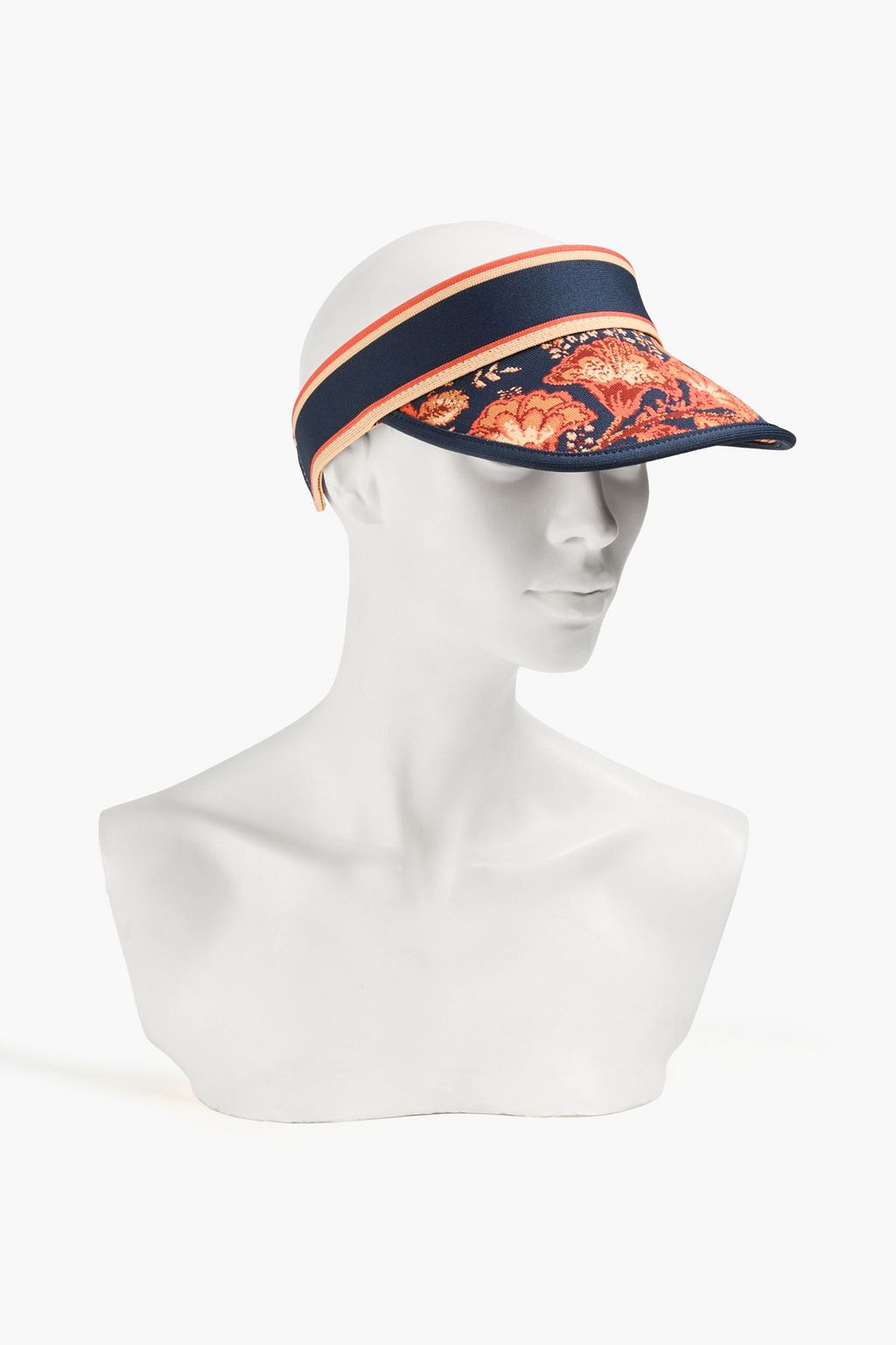 ZIMMERMANN Floral-jacquard visor