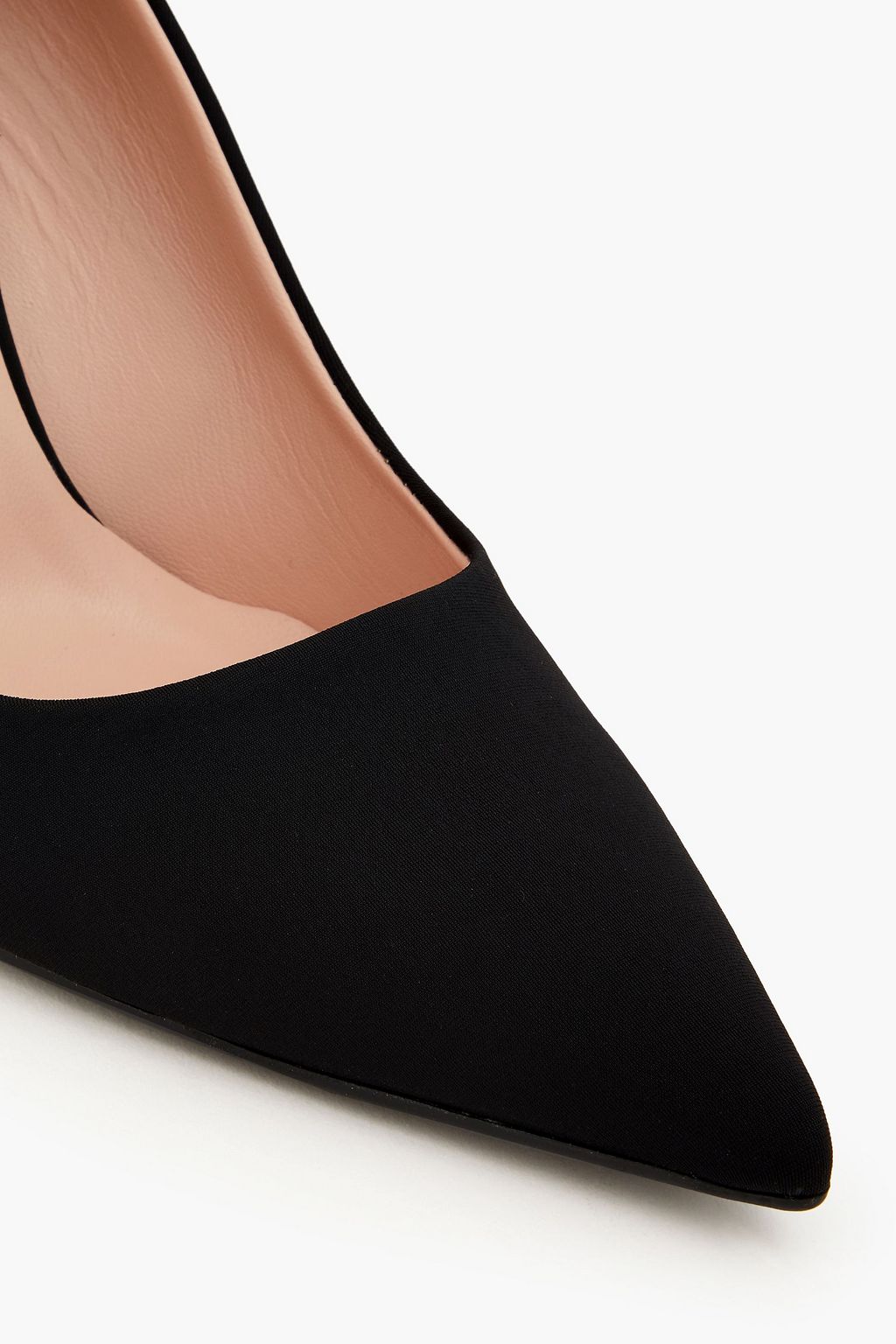 LOVE MOSCHINO Printed faille pumps
