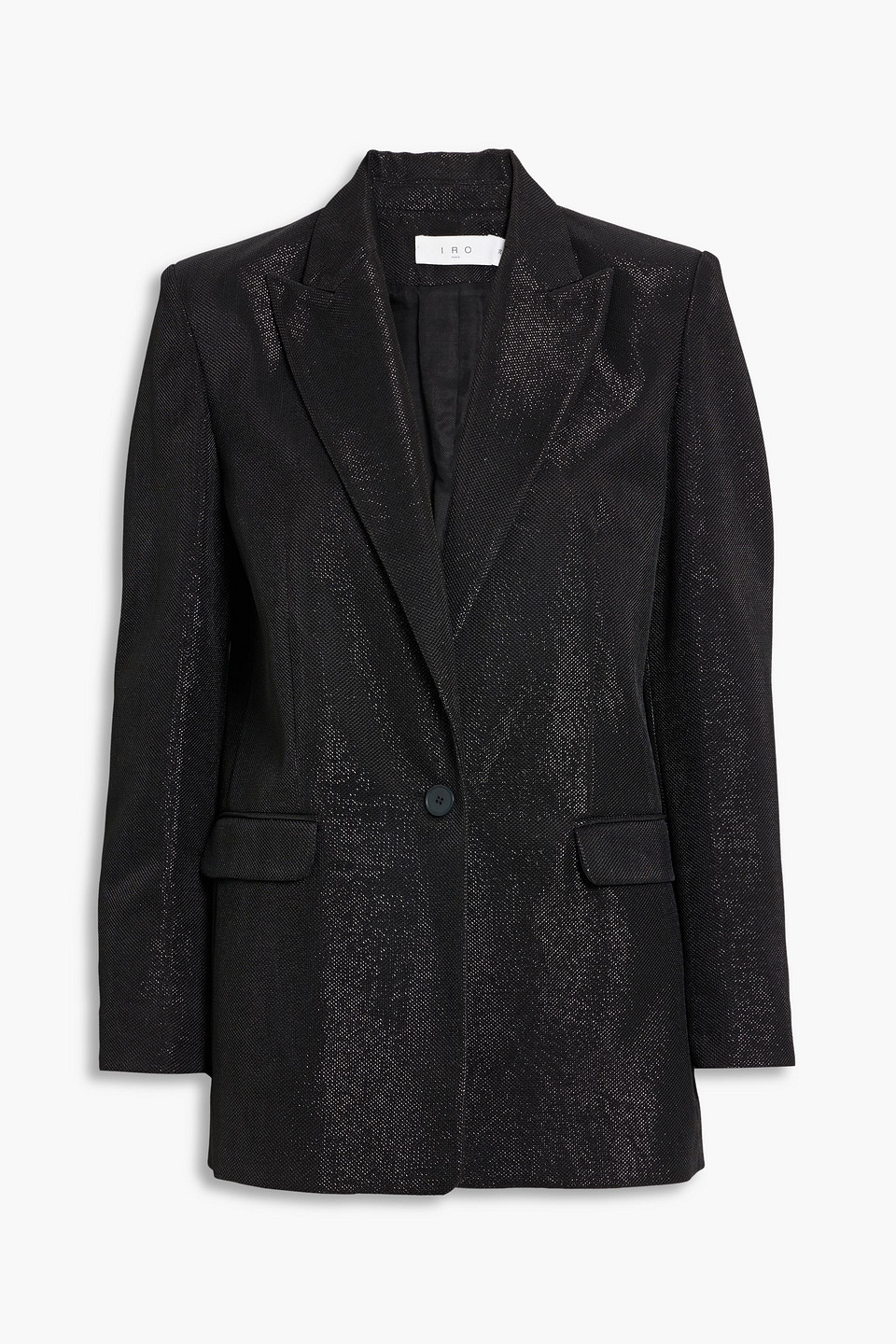 Mokam metallic grain de poudre blazer