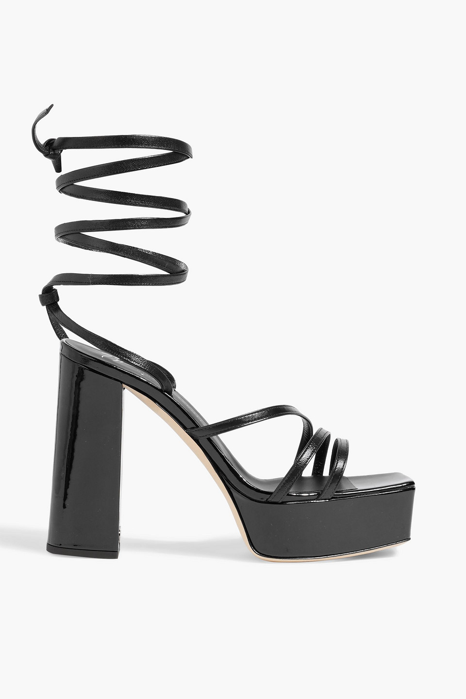 Flavienne leather platform sandals
