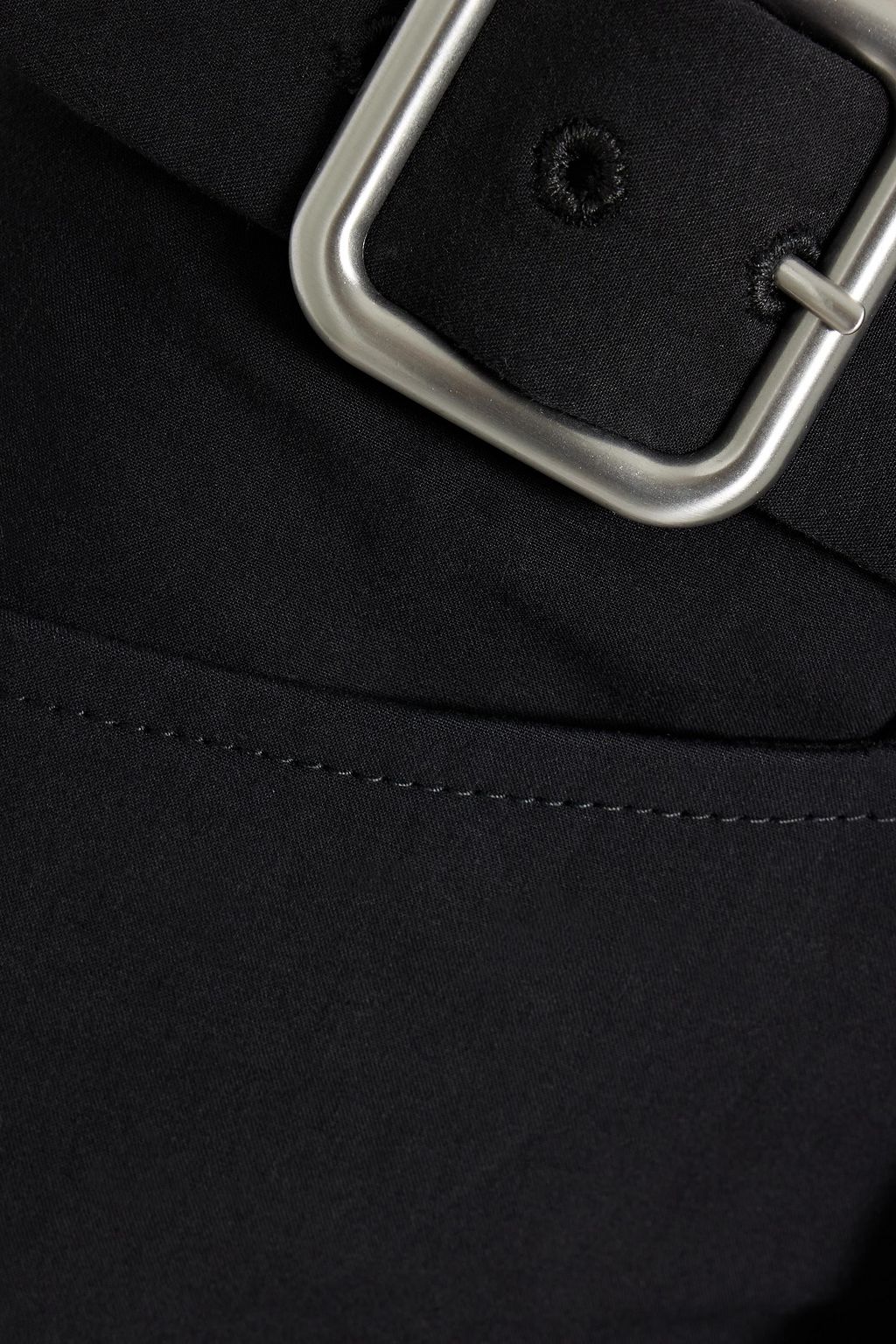 JIL SANDER Cotton midi wrap skirt