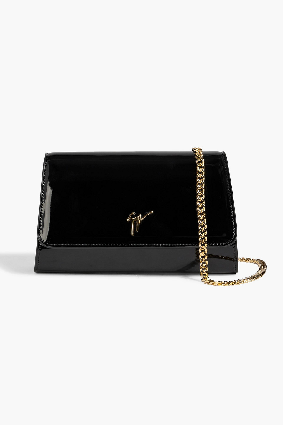 Giuseppe Zanotti Cleopatra Shoulder Bag In Black Leather In Black