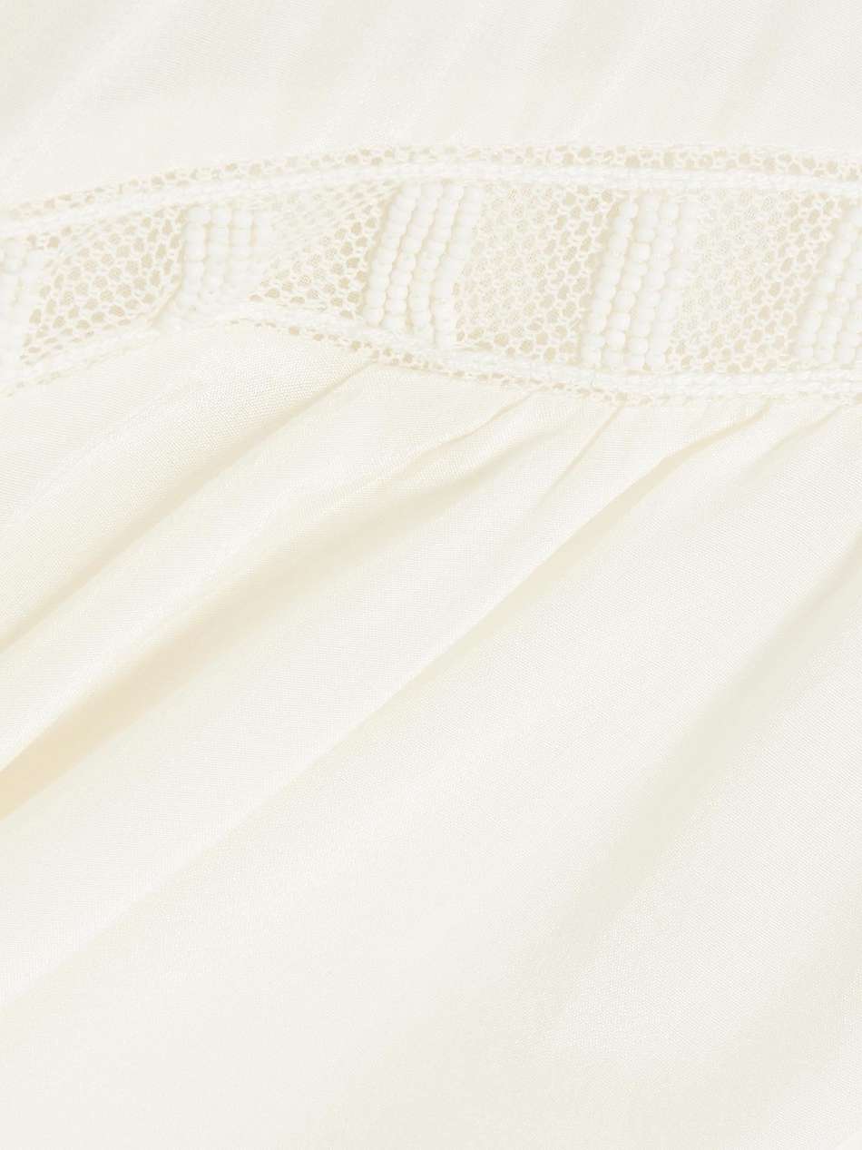 conor ruffled embellished silk mini dress