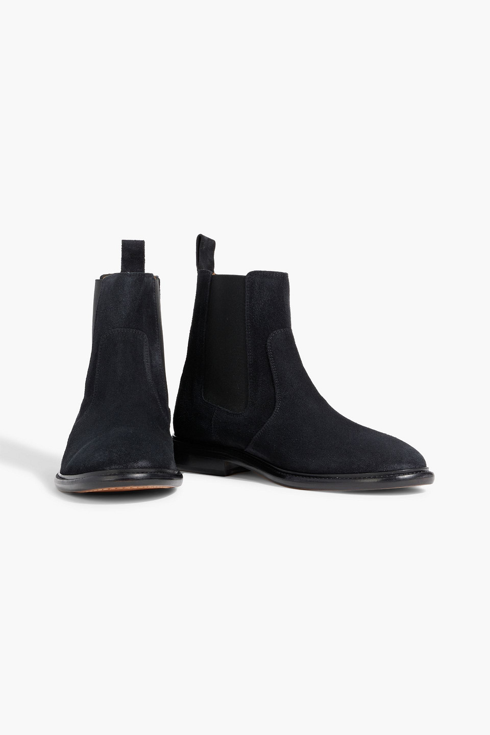 Isabel Marant Chelt Suede Chelsea Boots In Black