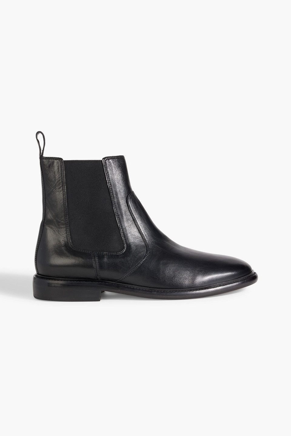 Isabel Marant Chelt Leather Chelsea Boots In Black