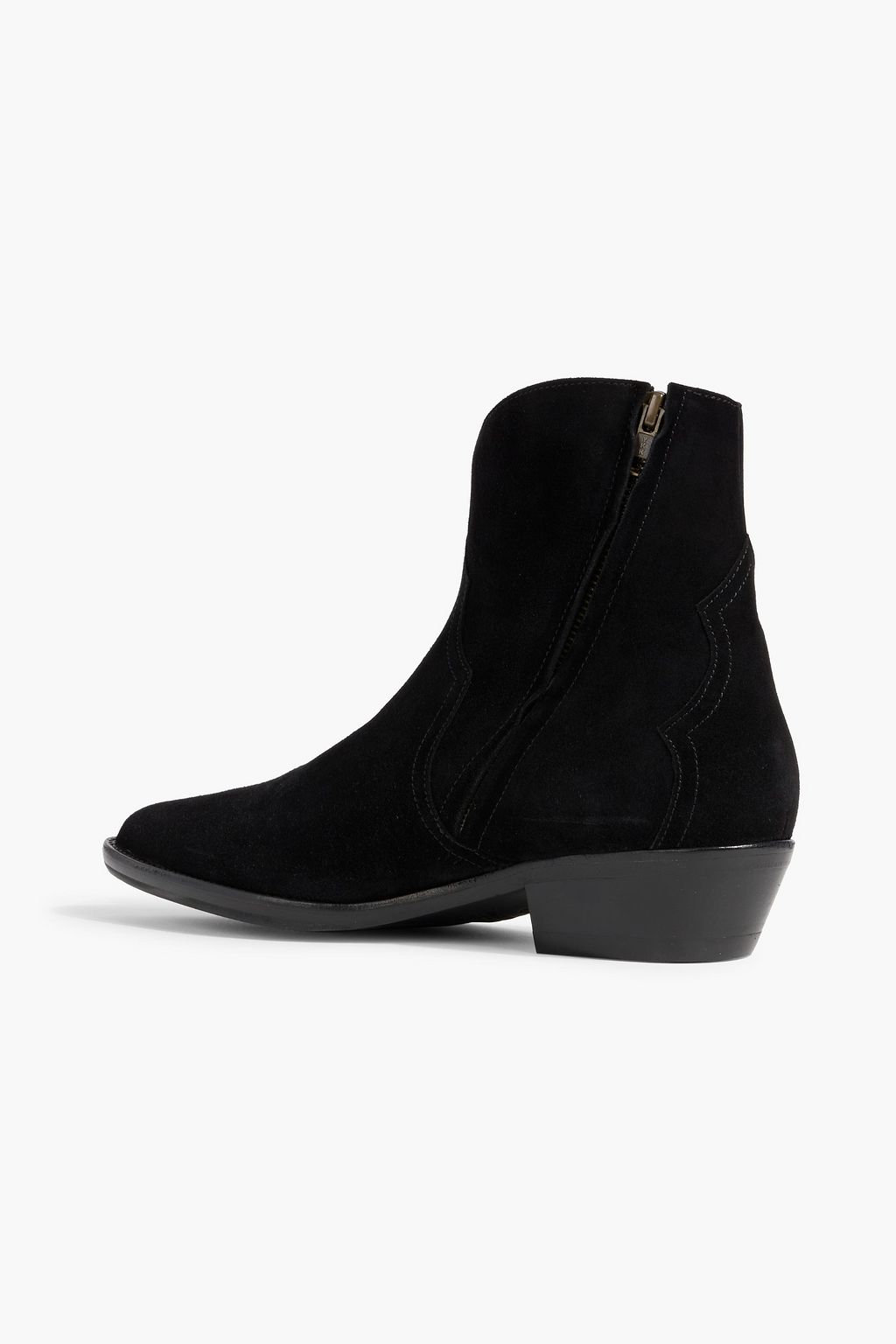 ISABEL MARANT Story suede western boots