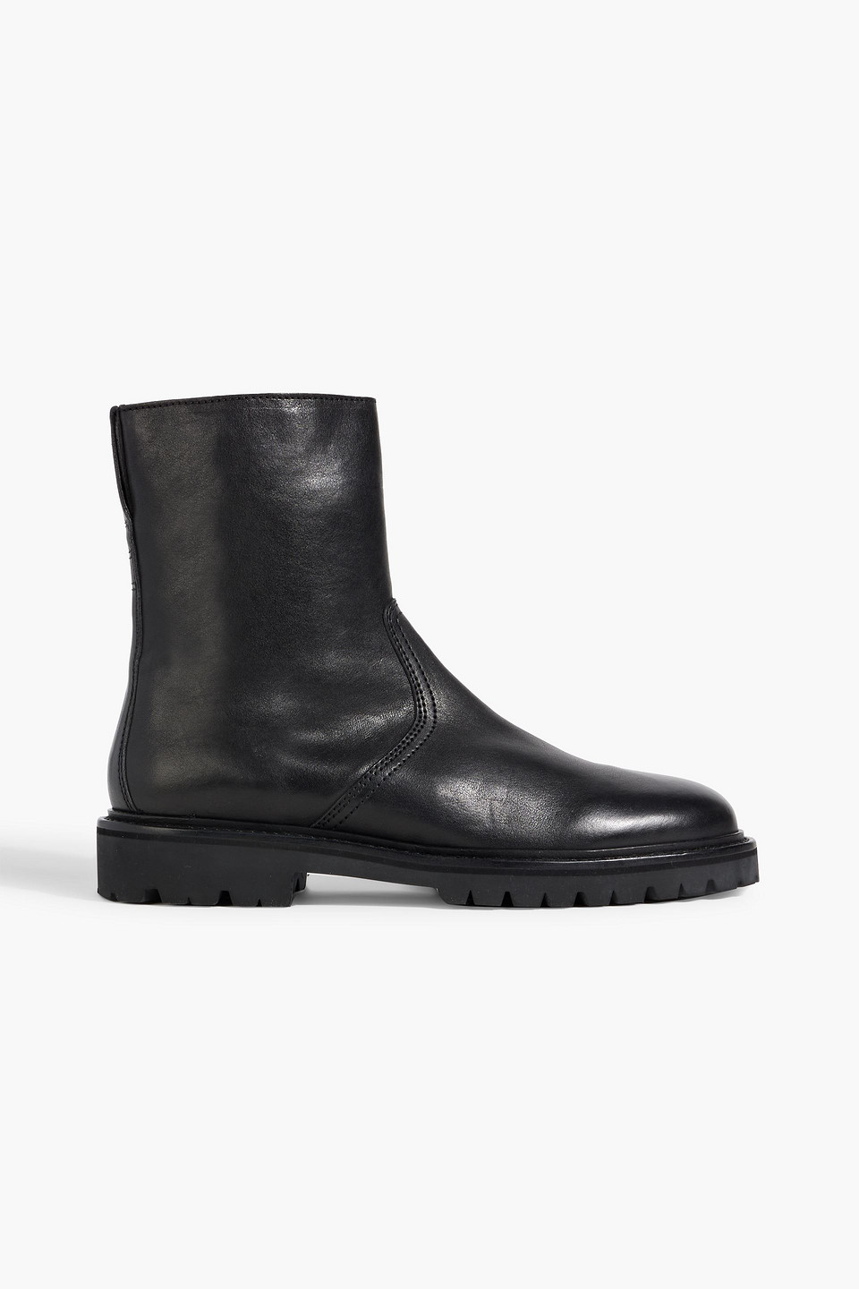 Isabel Marant Ranger Leather Boots In Black