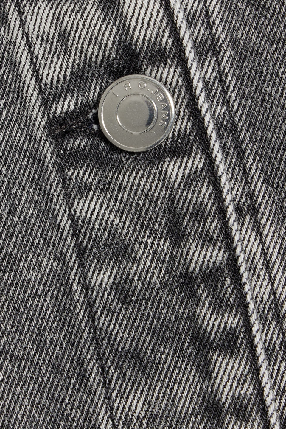 Iro Combishort En Jean Délavé Tilli In Black