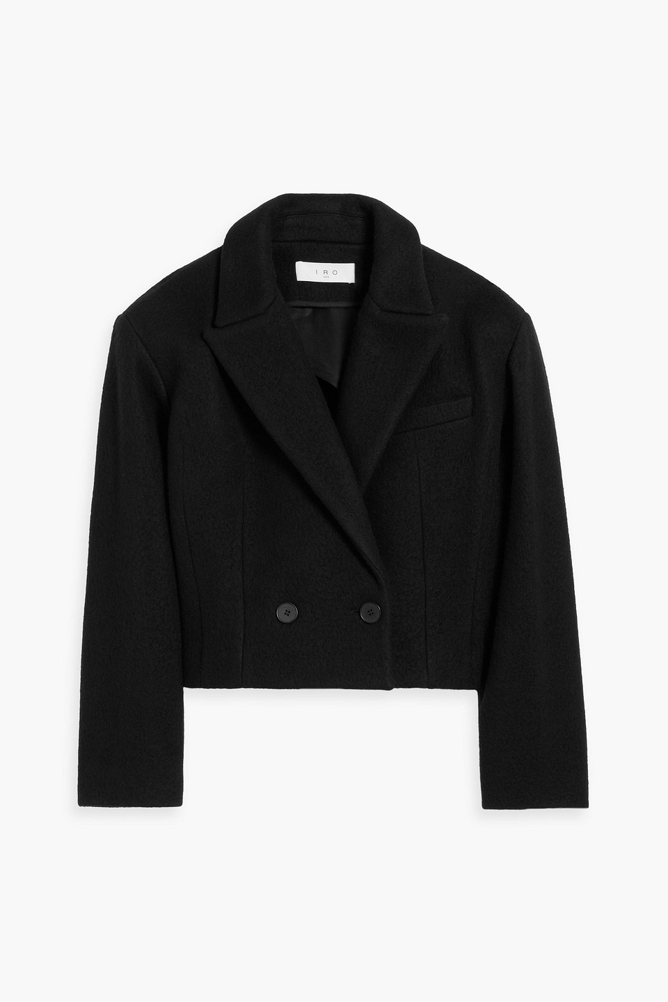 Iro Veste De Tailleur Crop Ronnie In Black