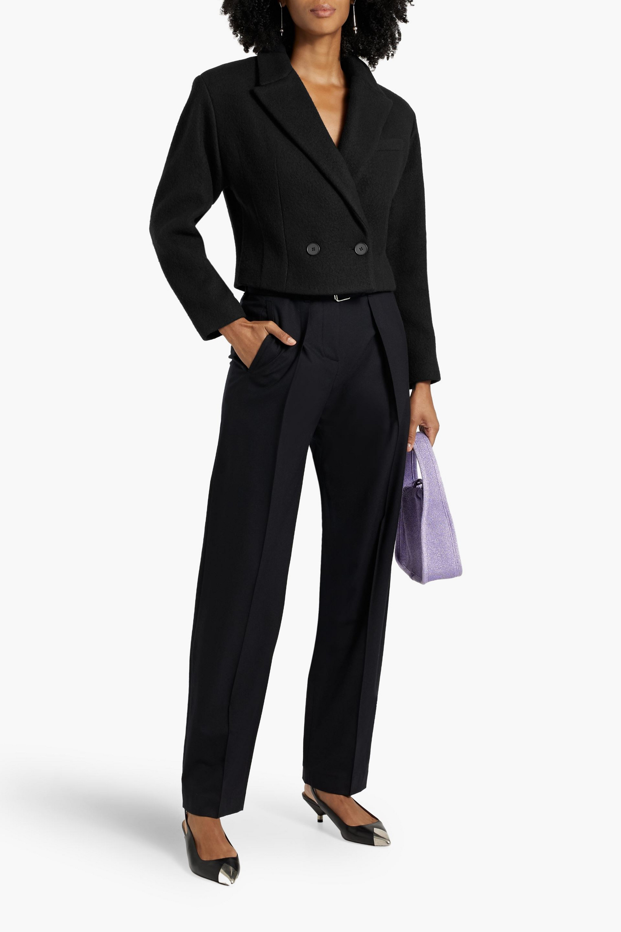 IRO Ronnie double-breasted wool-blend blazer