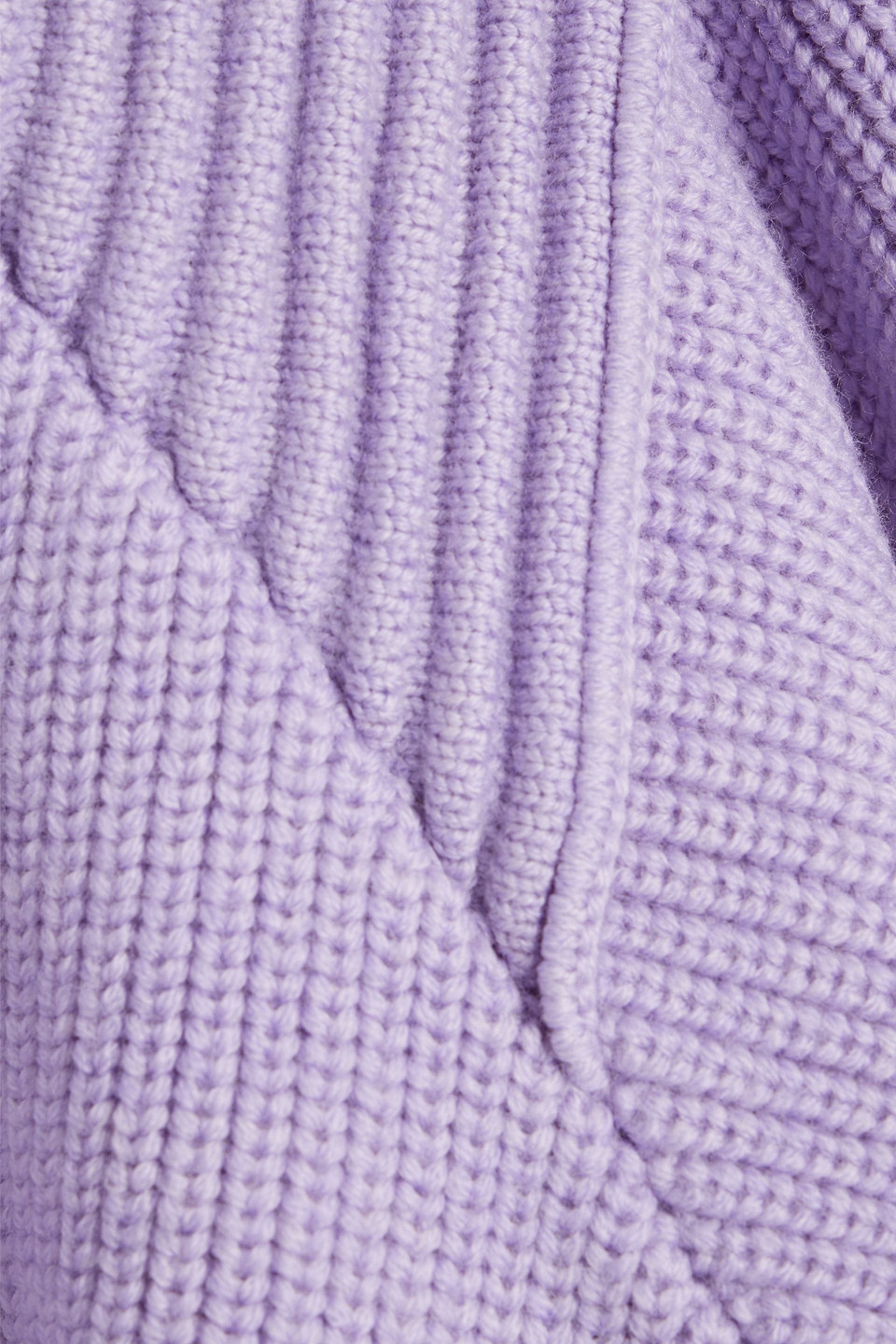 Iro Ribbed Knit Pullover In Lavender