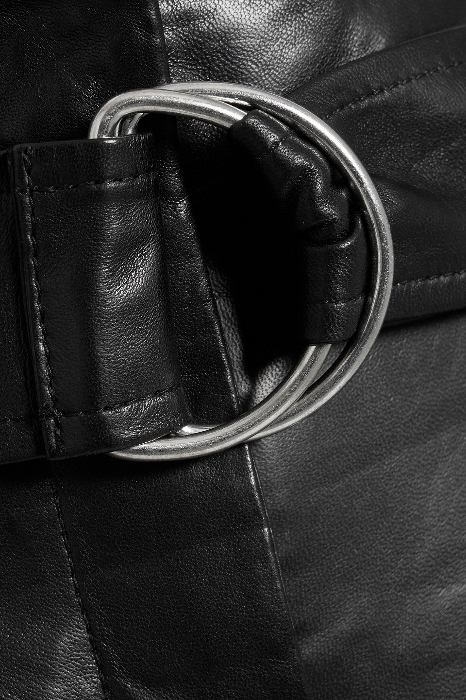Iro Woman Pants Black Size 8 Lambskin In Black