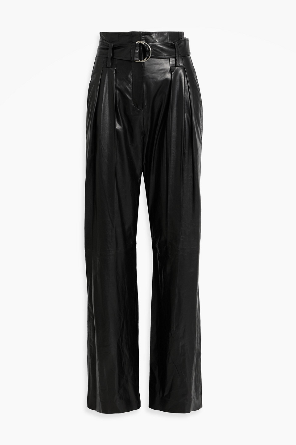 Iro Woman Pants Black Size 8 Lambskin In Black