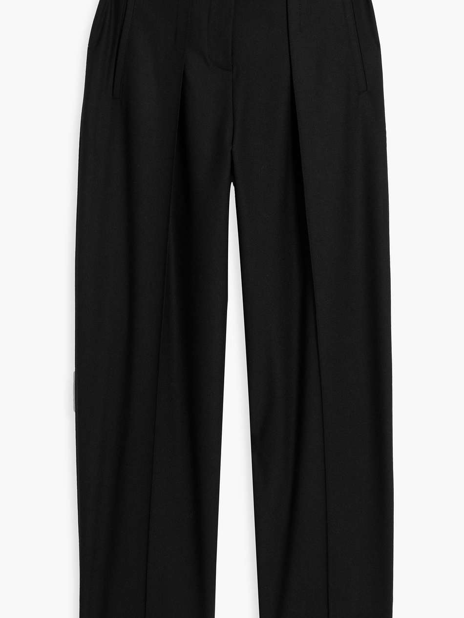 benet belted wool-blend tapered pants