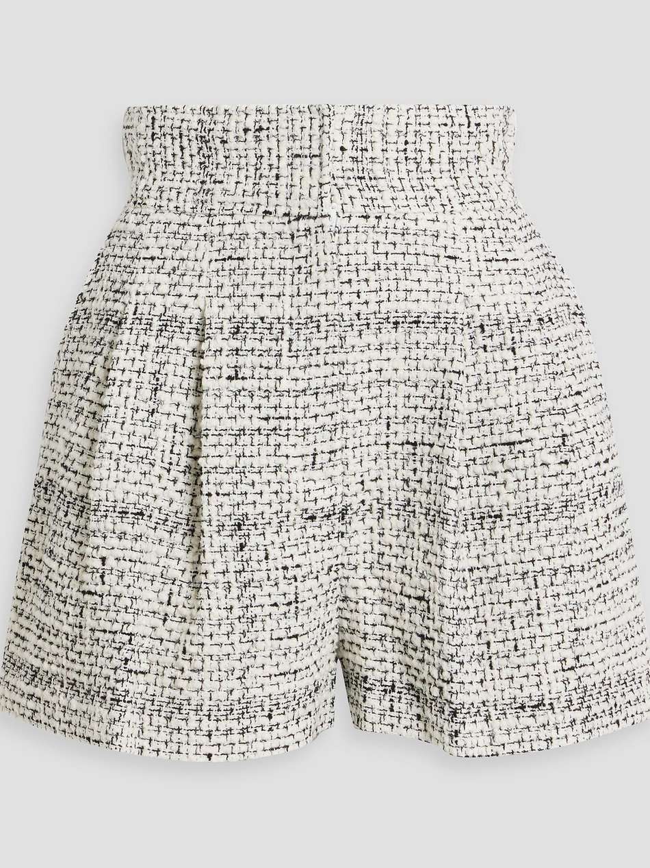 ofali cotton-blend tweed shorts