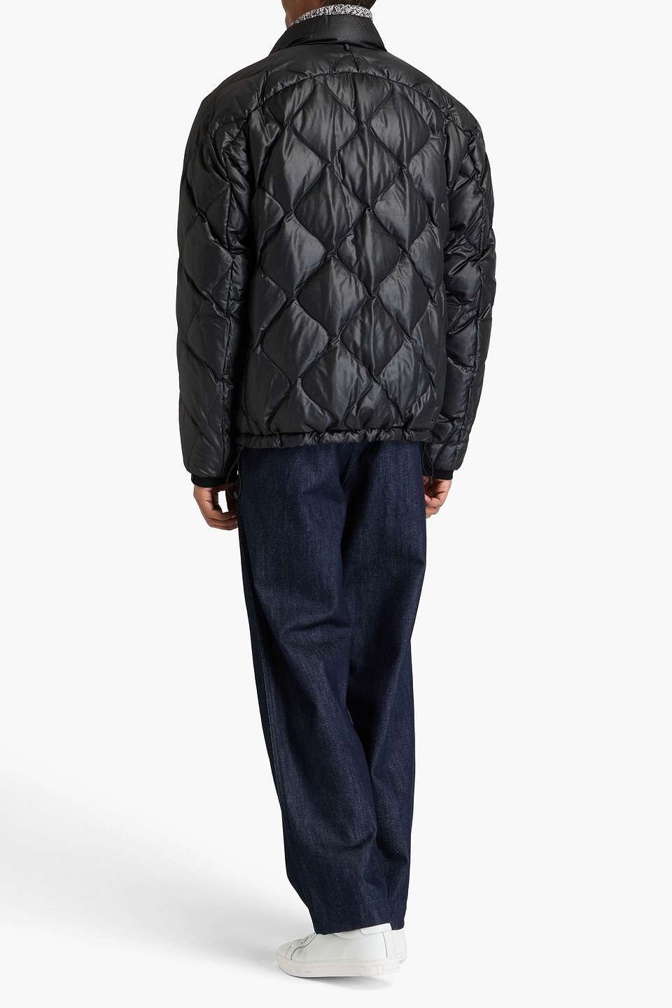 Rag & Bone Eclipse Reversible Quilted Ripstop Bomber Jacket In Black
