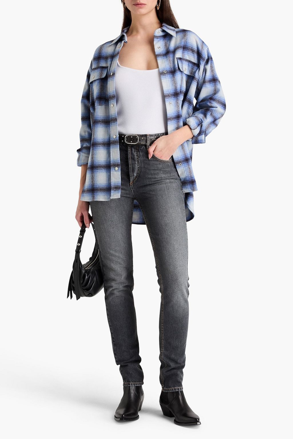 MARANT ÉTOILE جينز بأرجل ضيقة وبخصر مرتفع