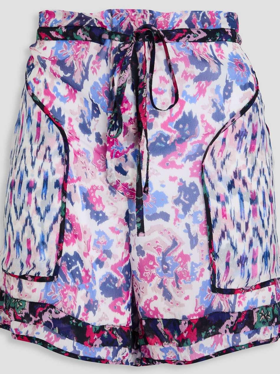 riolmy printed georgette shorts