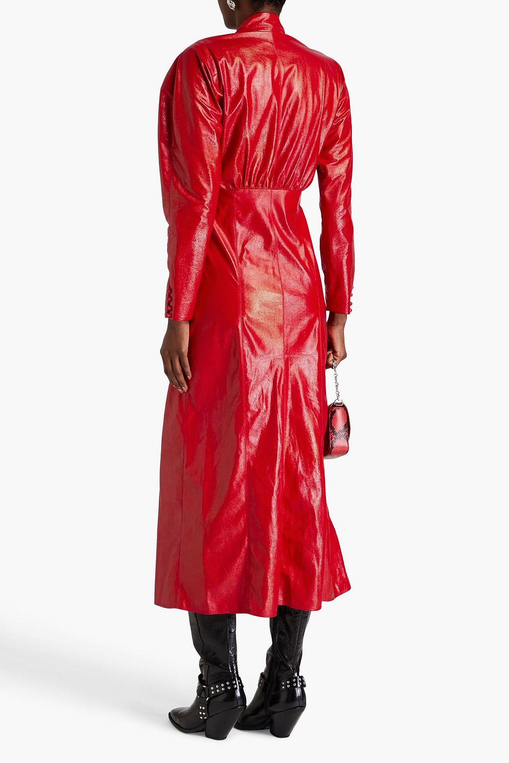 ISABEL MARANT Genazuli gathered midi dress