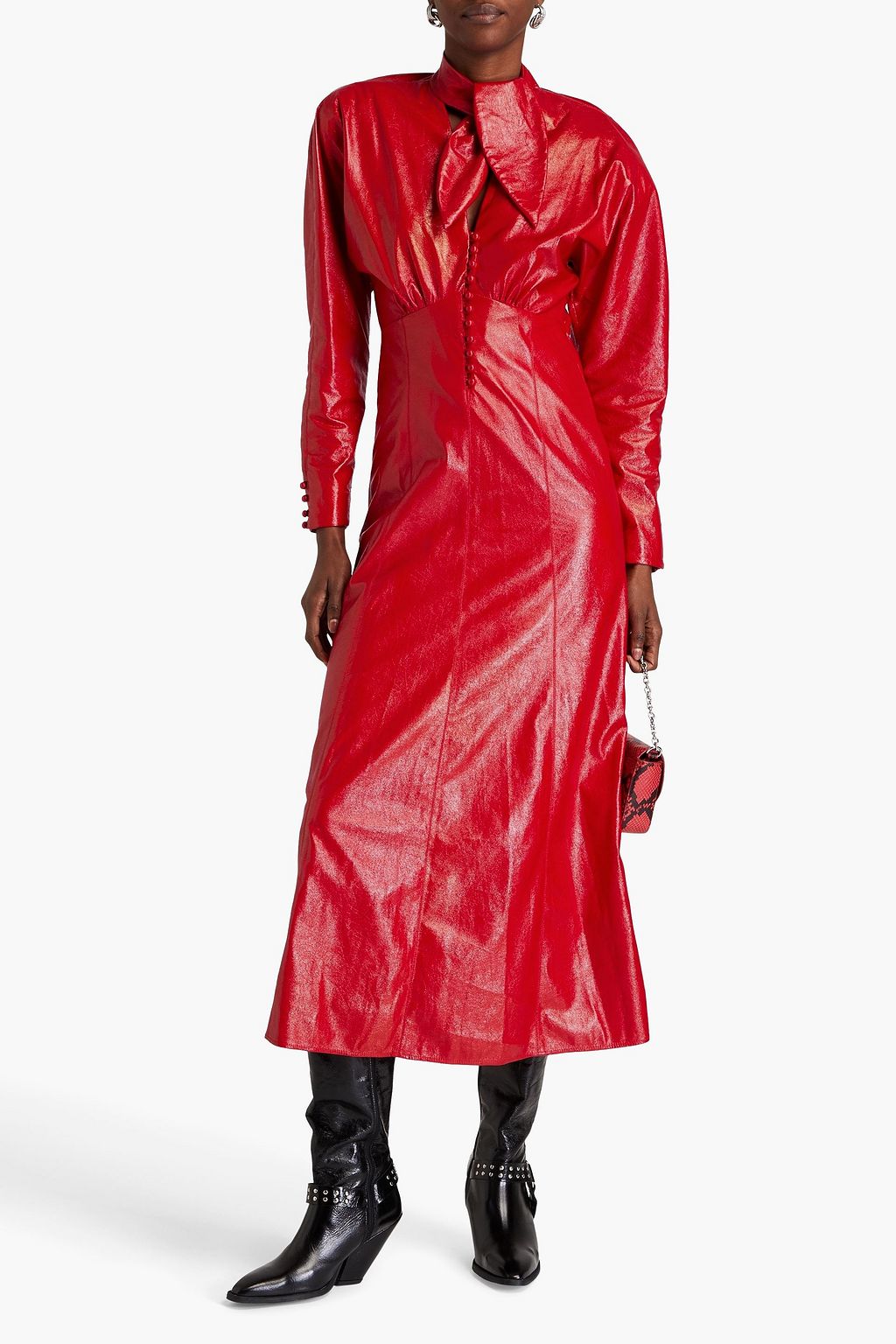 ISABEL MARANT Genazuli gathered midi dress