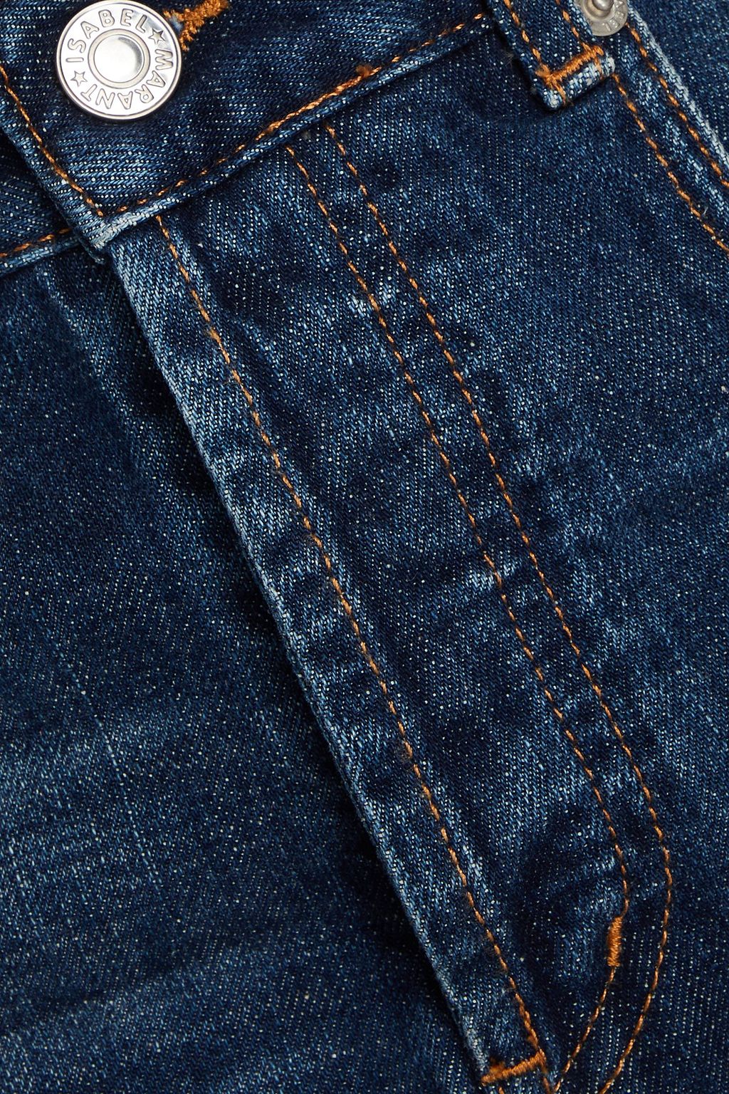 MARANT ÉTOILE 페이디드 데님 스커트