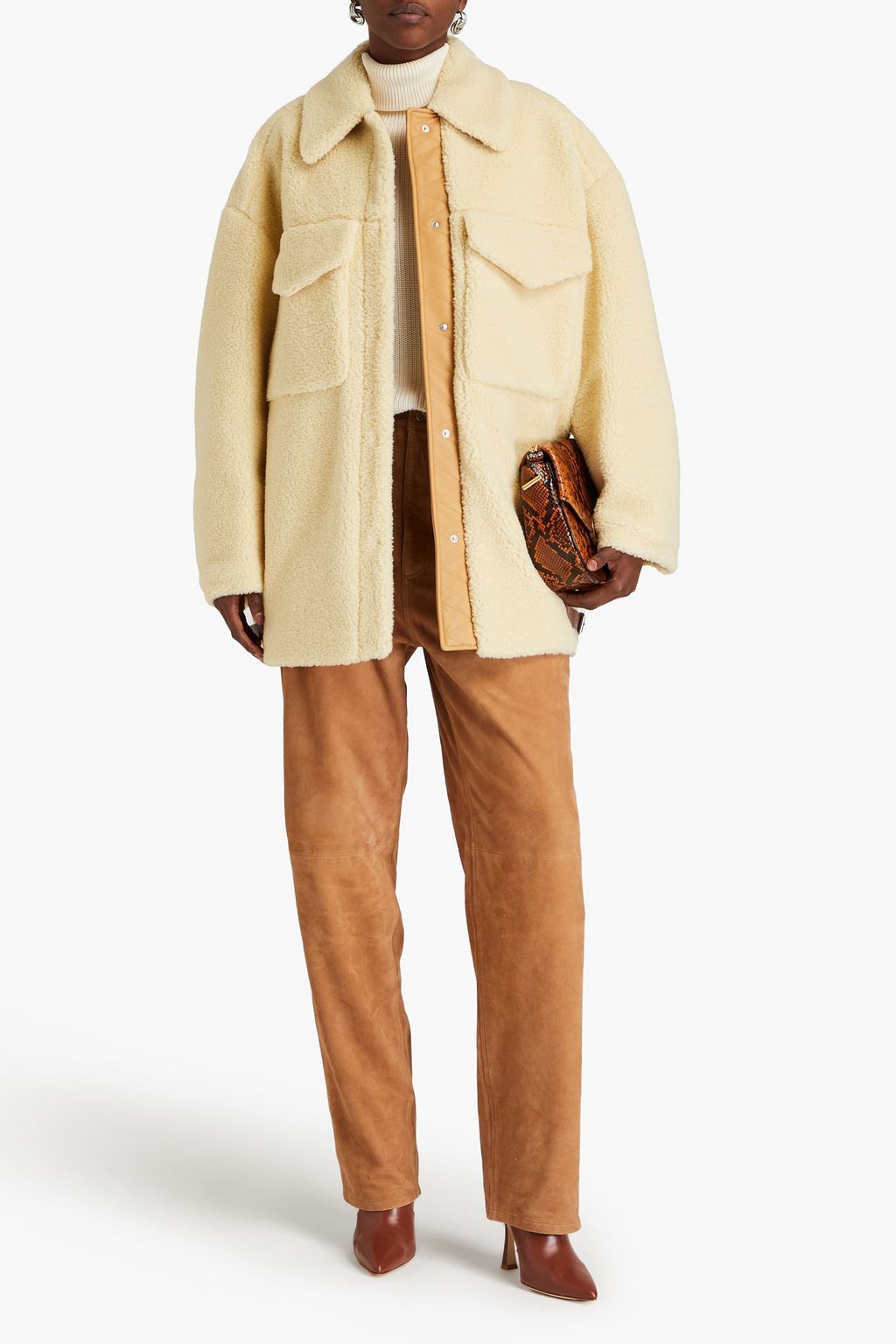 ISABEL MARANT Belinda oversized fleece jacket