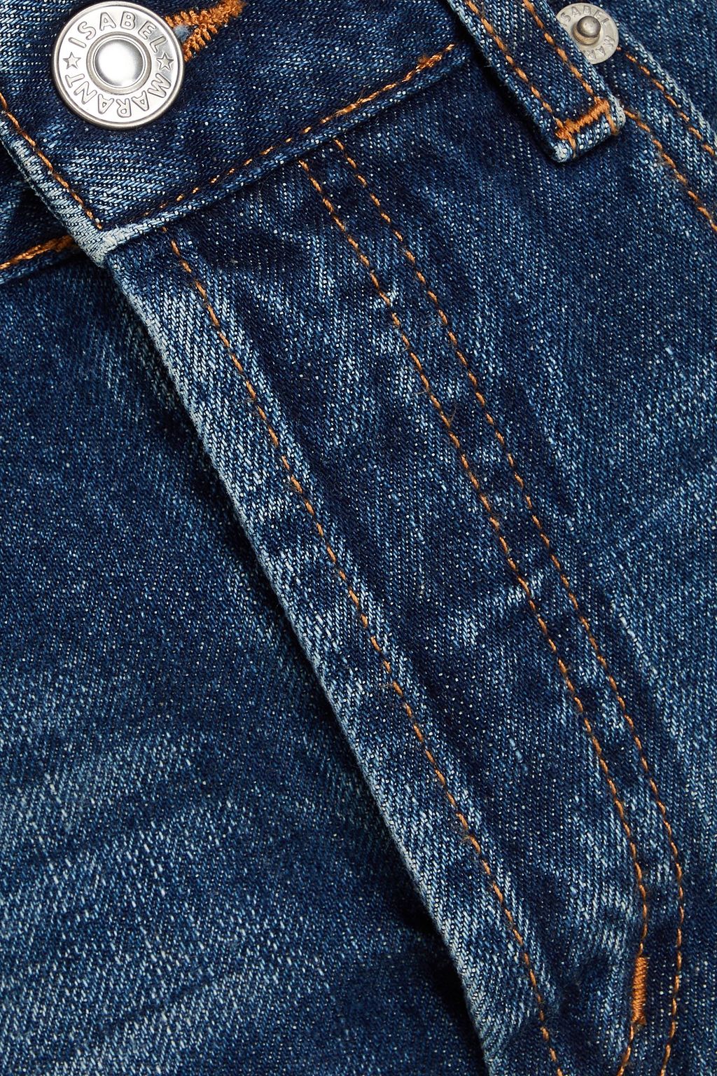 MARANT ÉTOILE 페이디드 데님 스커트