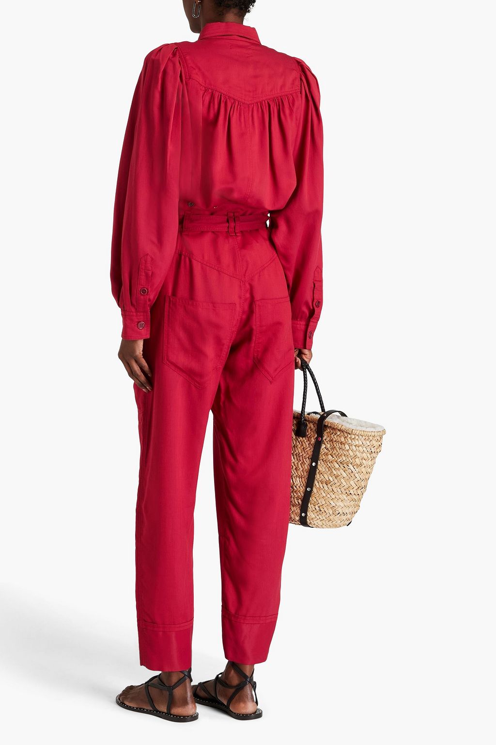 MARANT ÉTOILE Lyocell-blend twill tapered pants