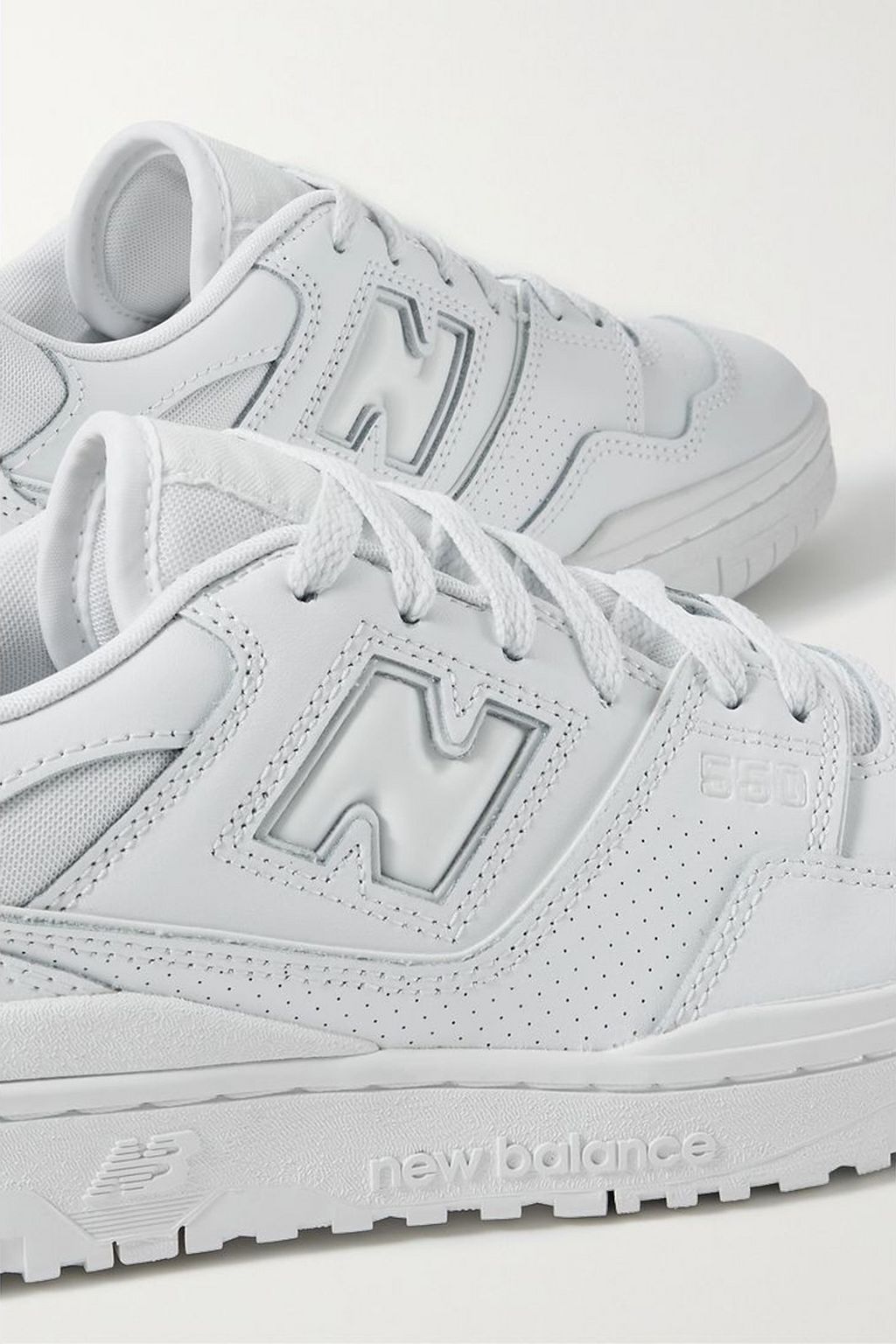 NEW BALANCE 550 Sneakers aus Leder mit Mesh-Besätzen