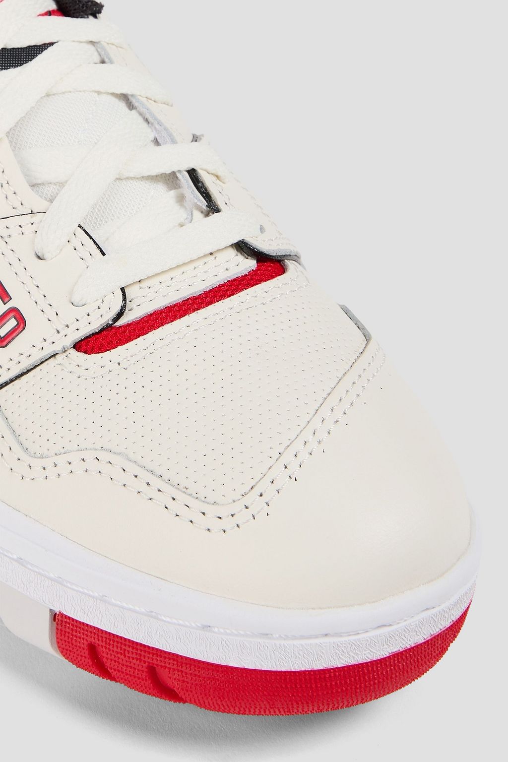 NEW BALANCE 550 mesh-trimmed leather sneakers