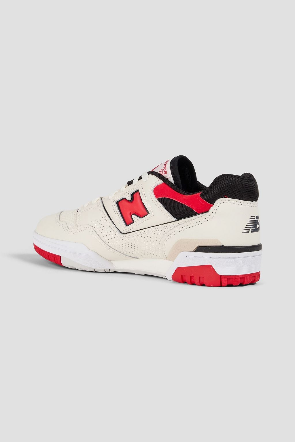 NEW BALANCE 550 mesh-trimmed leather sneakers