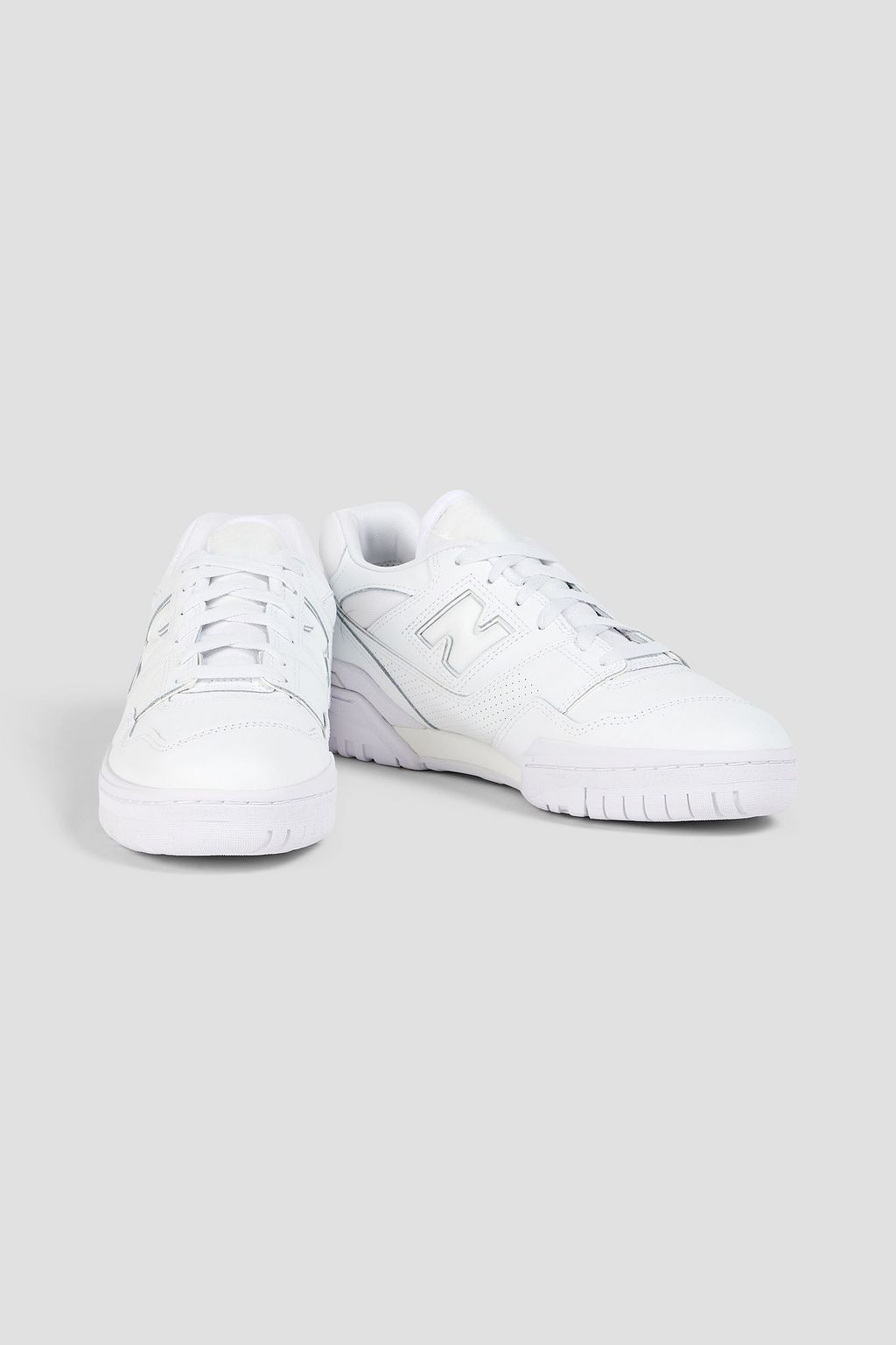 NEW BALANCE 550 mesh-trimmed leather sneakers