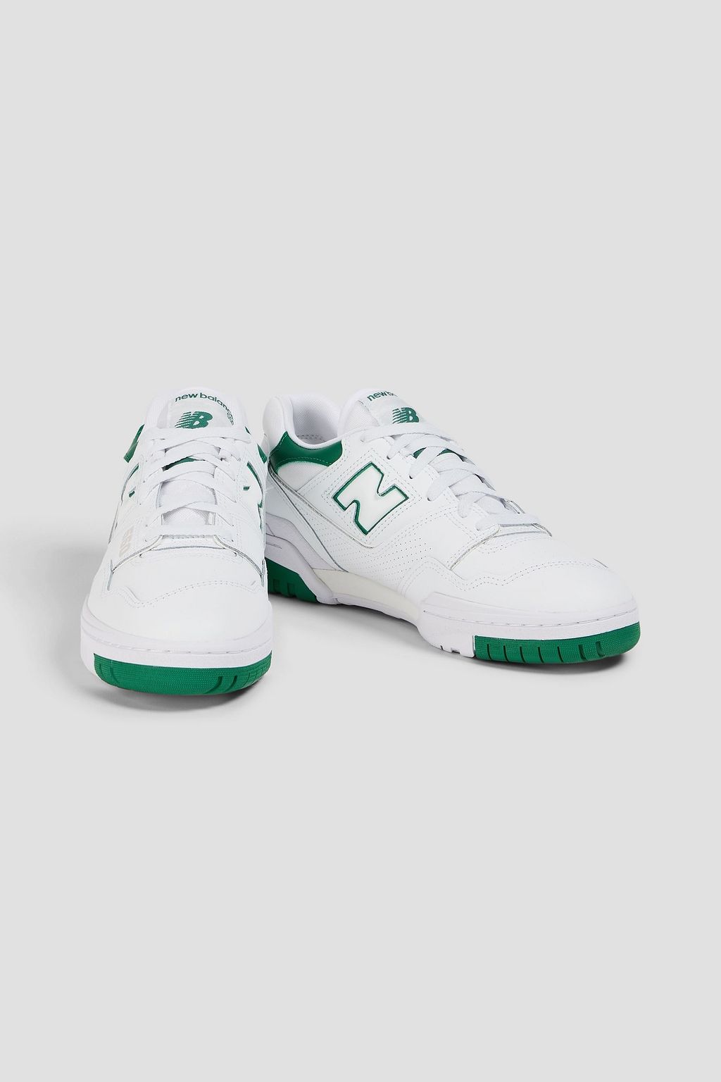 NEW BALANCE 550 レザー スニーカー メッシュトリム